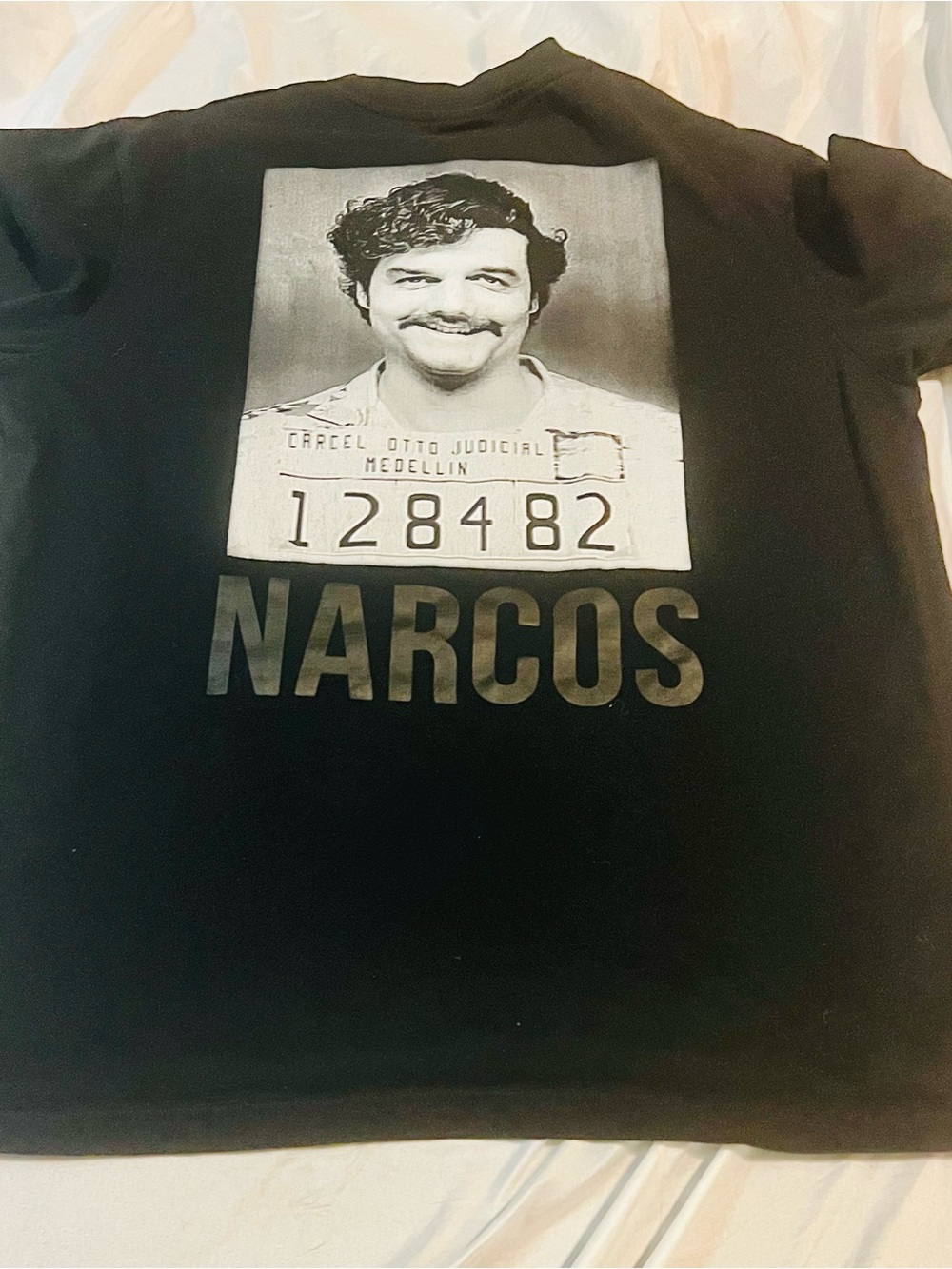 Narcos Black Graphic Tee - Men’s Casual Shirt XXL